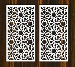 Design pattern screen panel