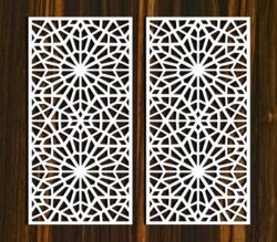 Design pattern screen panel