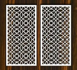 Design pattern screen panel