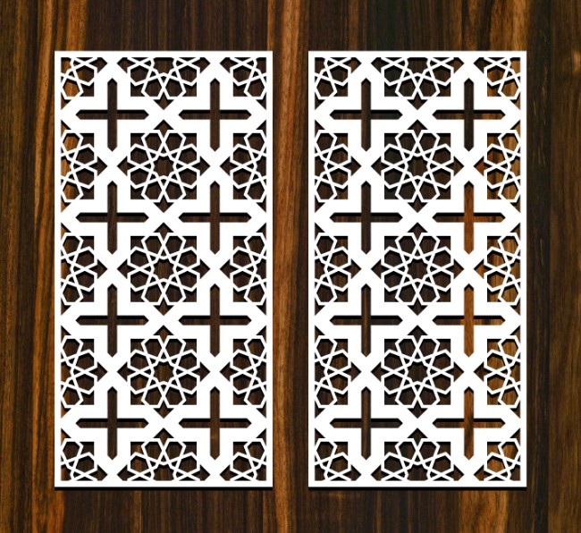 Design pattern screen panel