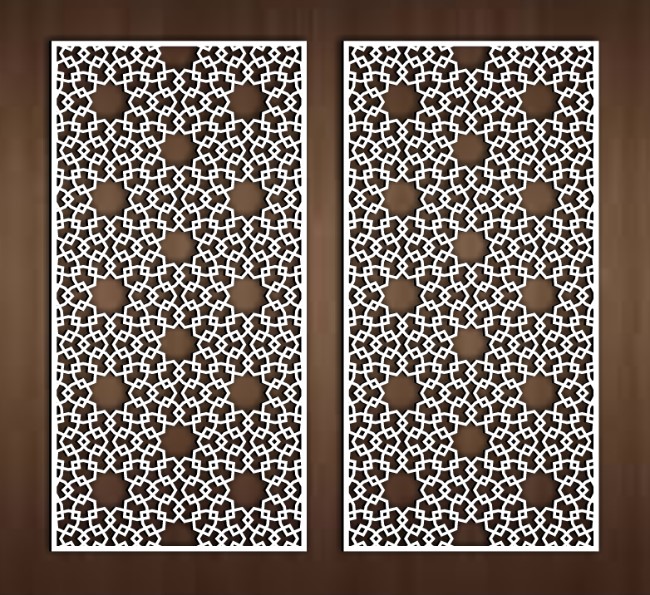 Design pattern screen panel