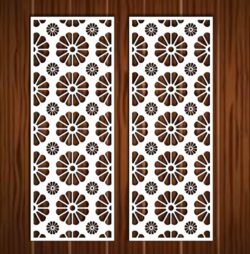 Design pattern screen panel