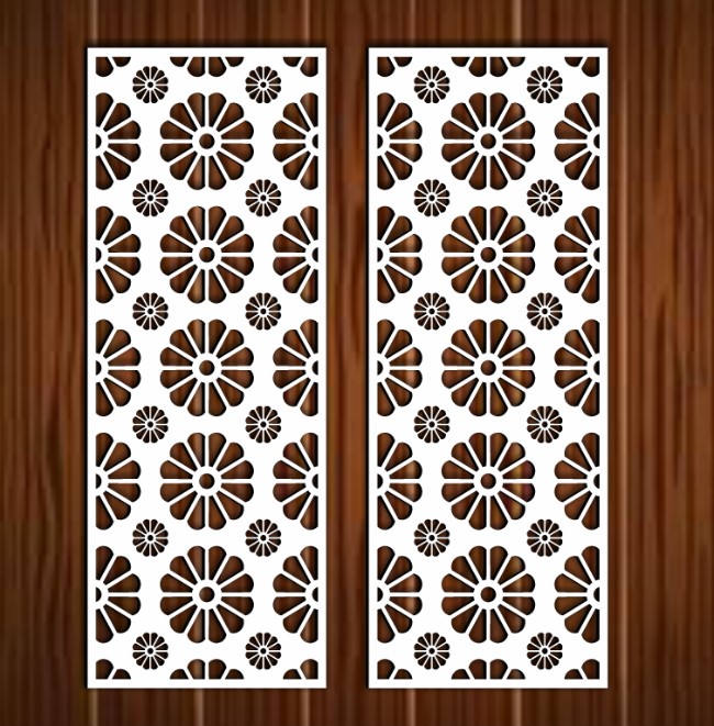 Design pattern screen panel