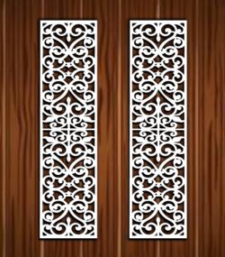 Design pattern screen panel