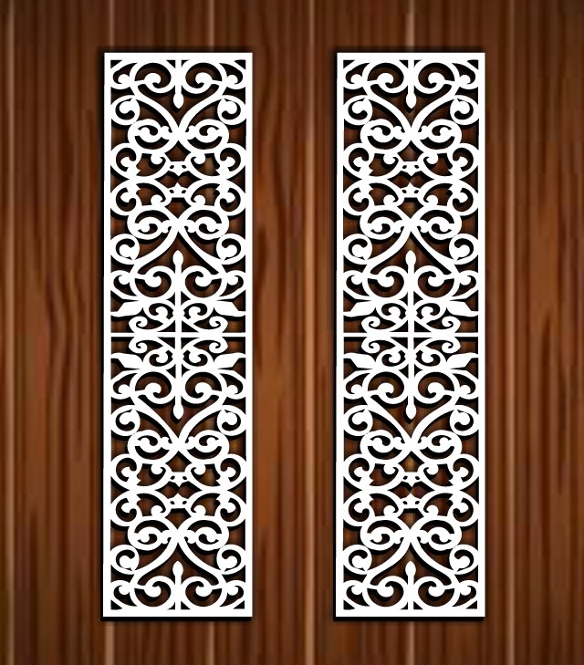 Design pattern screen panel