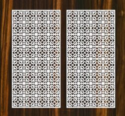 Design pattern screen panel