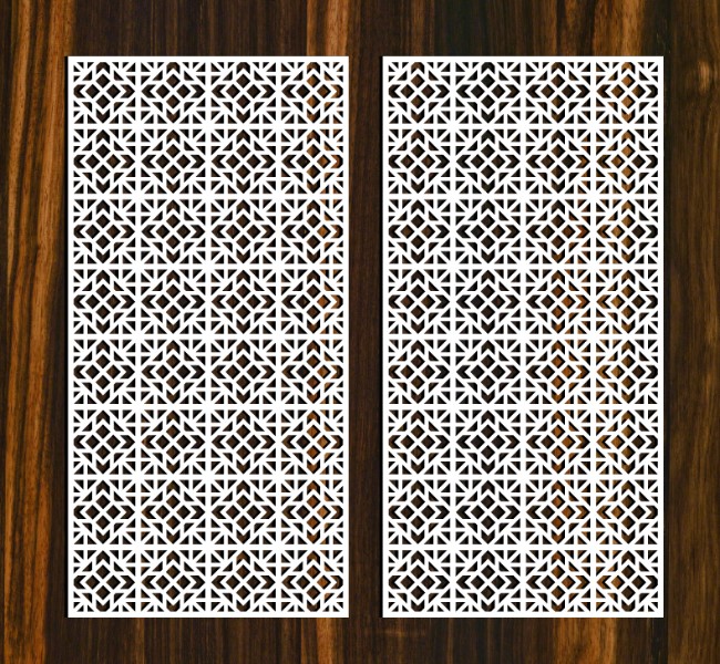 Design pattern screen panel