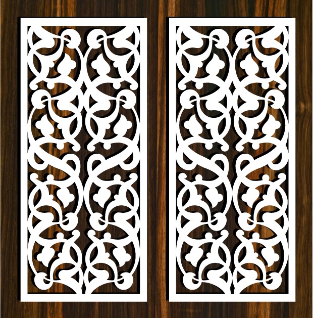 Design pattern screen panel