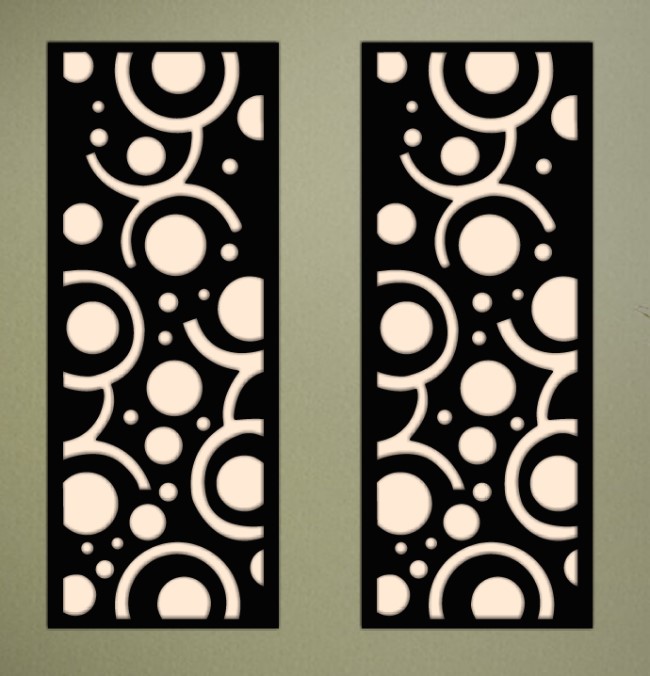 Design pattern screen panel