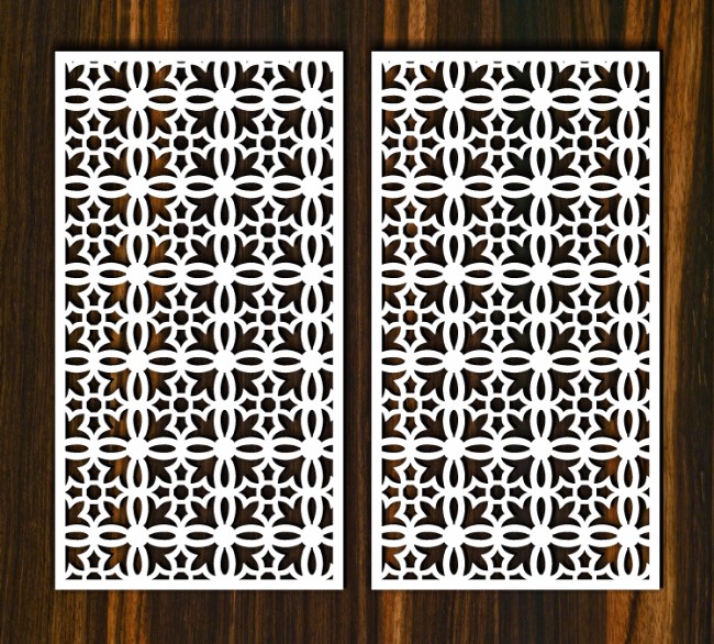 Design pattern screen panel