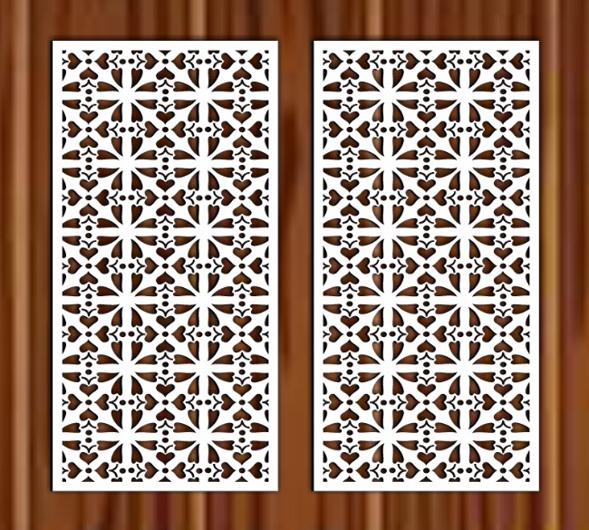 Design pattern screen panel