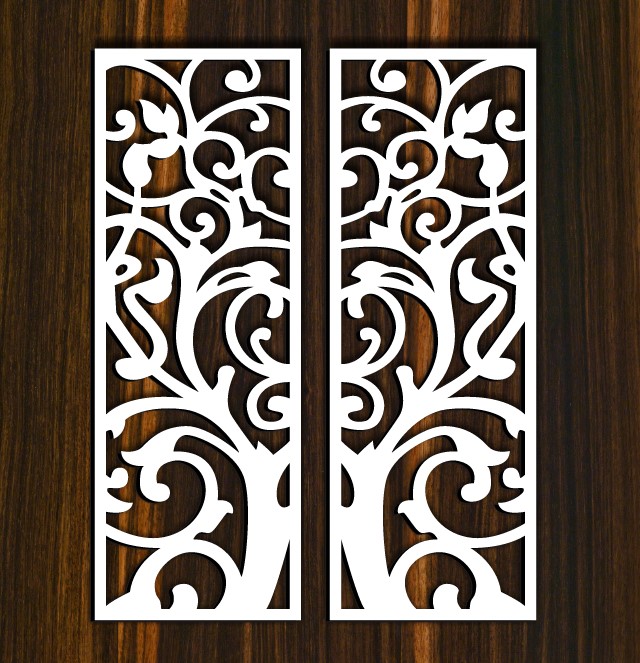 Design pattern screen panel