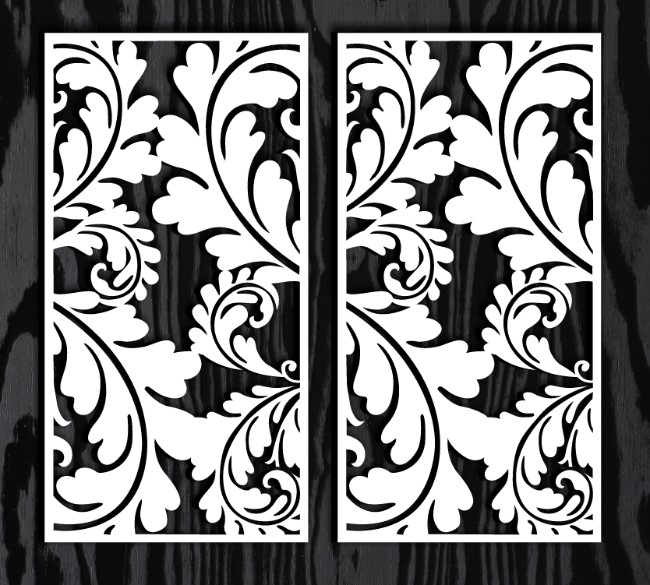 Design pattern screen panel