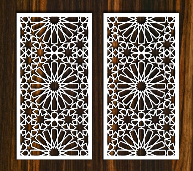 Design pattern screen panel