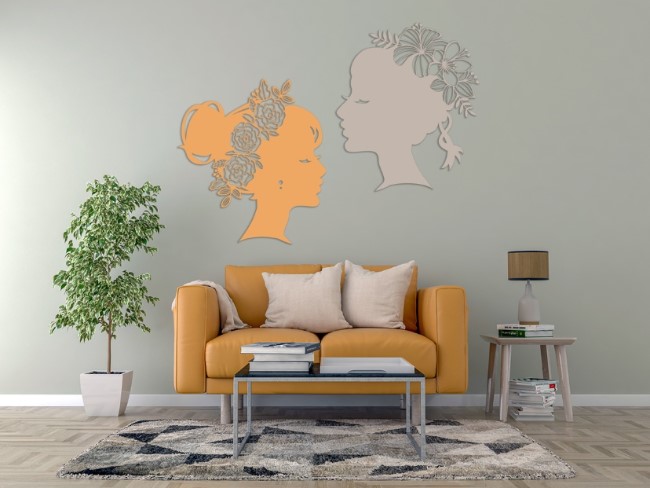 Flower Lady Wall Art