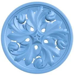 Flower pattern circle