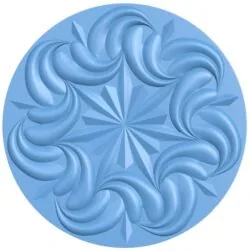 Flower pattern circle