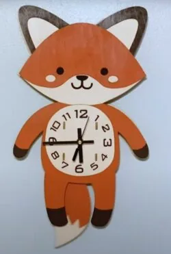 Fox clock