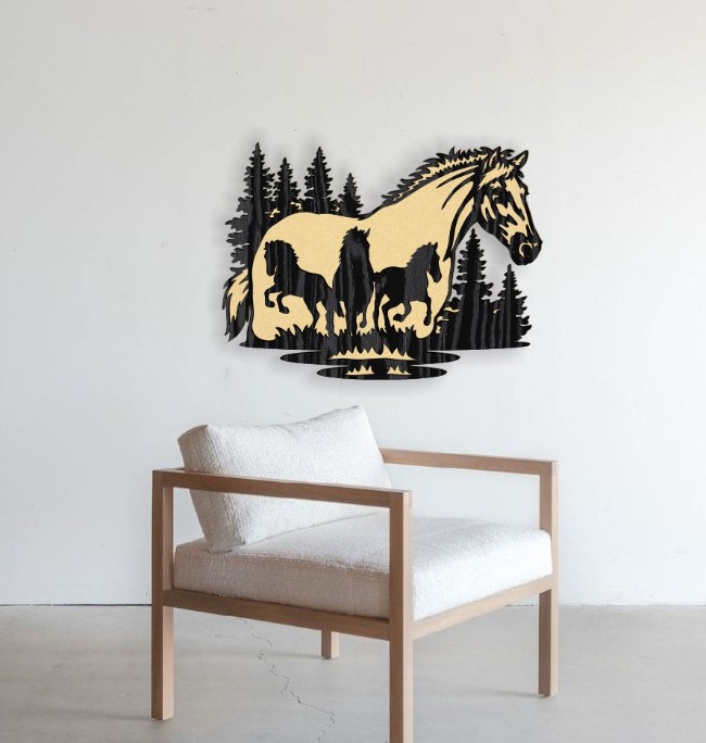 Horse wall decor