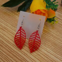 Leaf Acrylic Summer Earrings