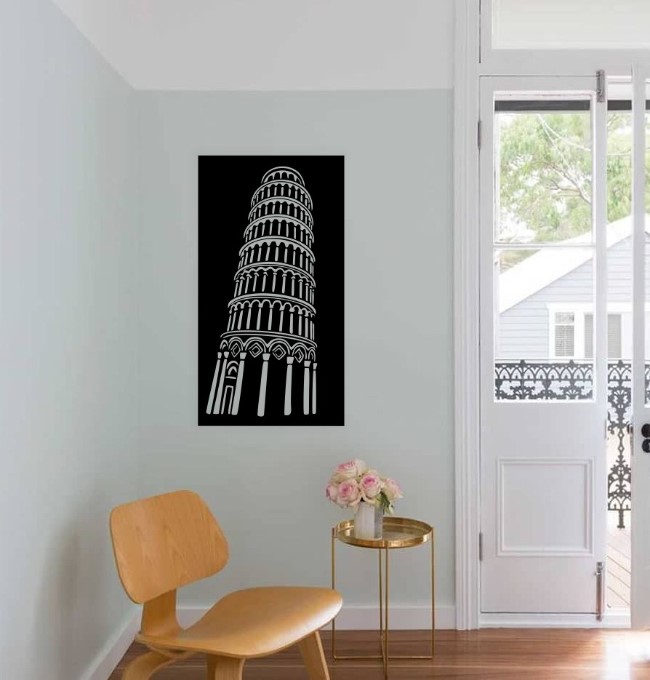 Leaning Tower of Pisa wall decor