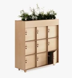 Locker planter