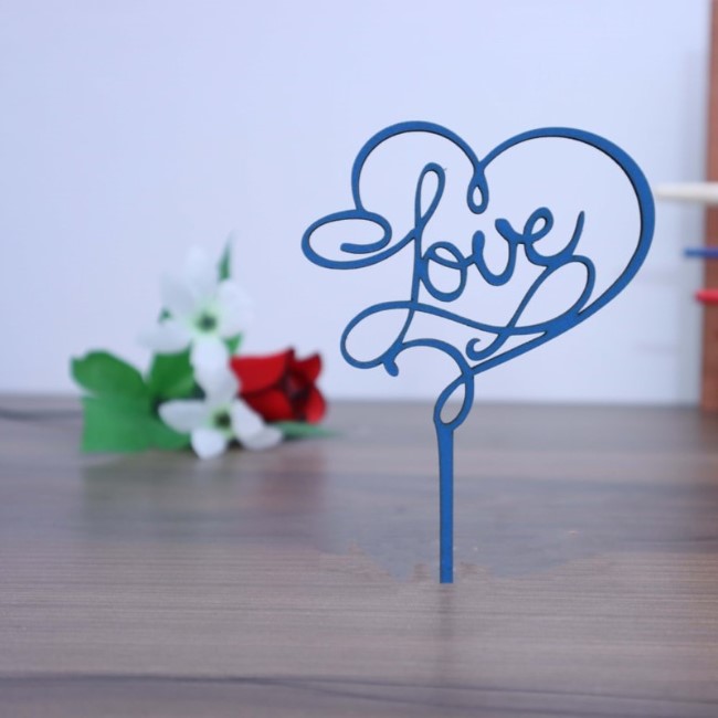 Love Cake Topper Wedding Celebration Decor