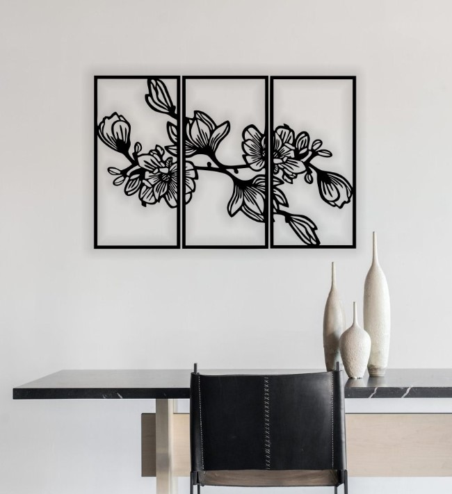 Magnolia wall decor