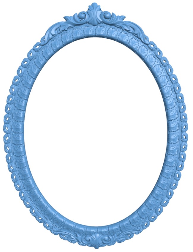 Oval frame