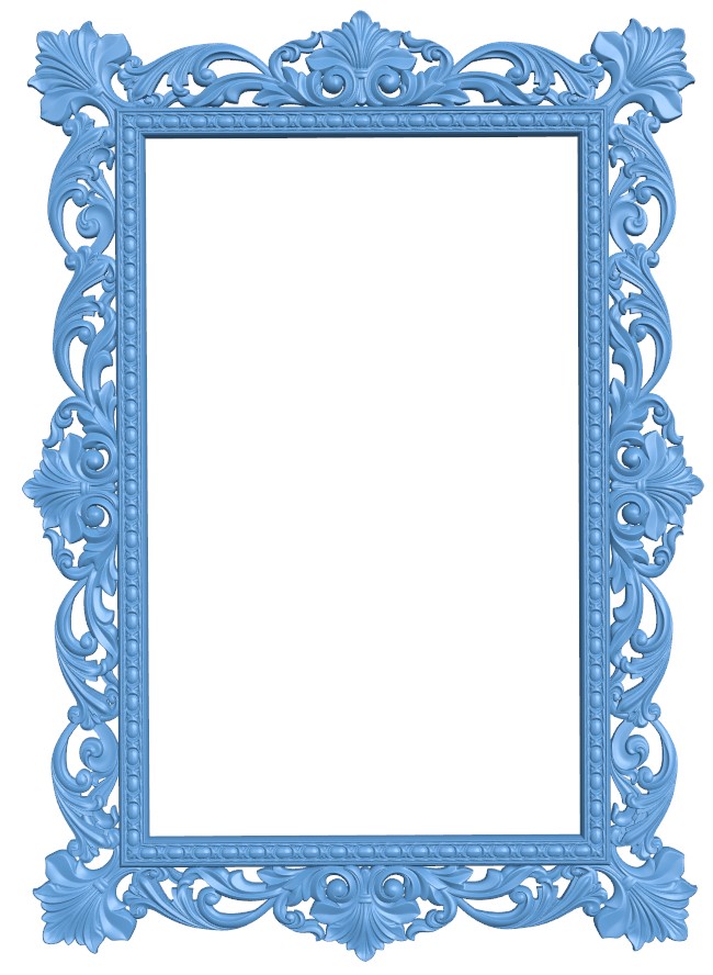 Pattern design rectangle frame