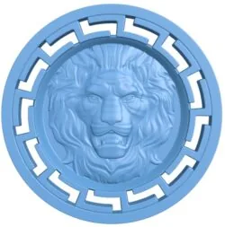 Pendant medallion Leo