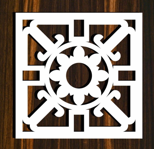 Square decoration