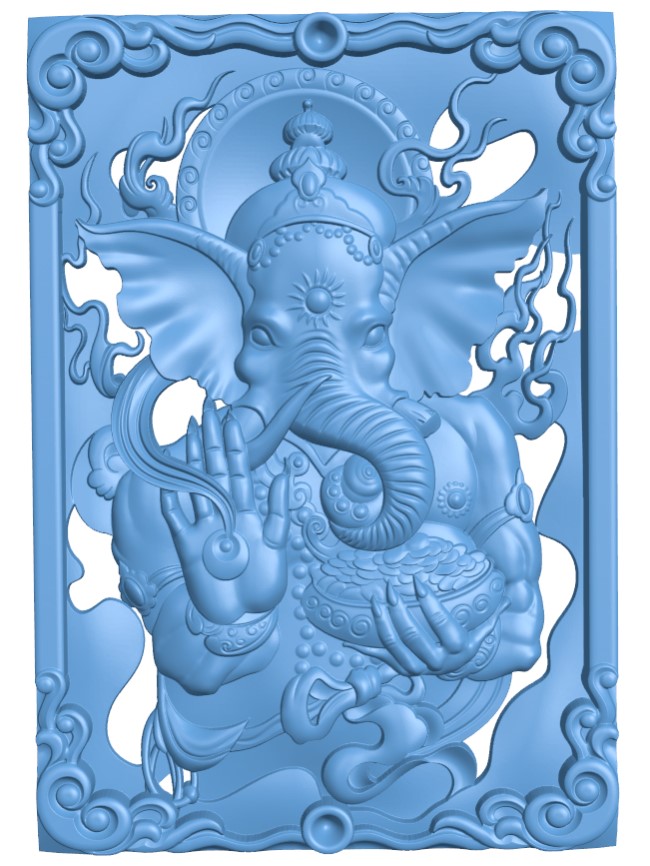 The elephant god Ganesha