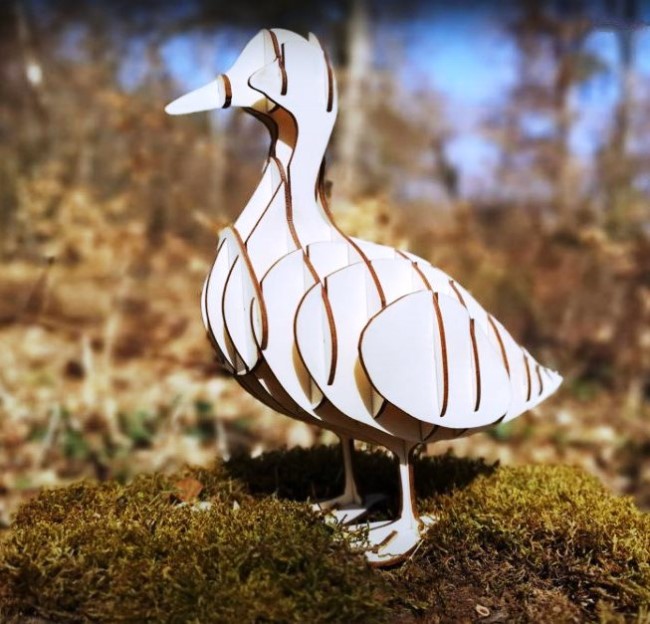 Wooden duck