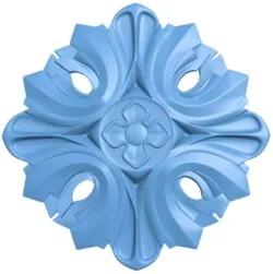 Circular disk pattern flower