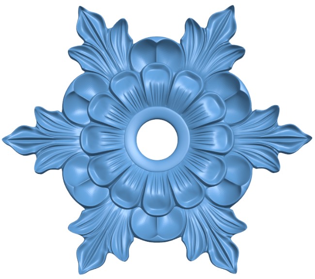 Circular disk pattern flower