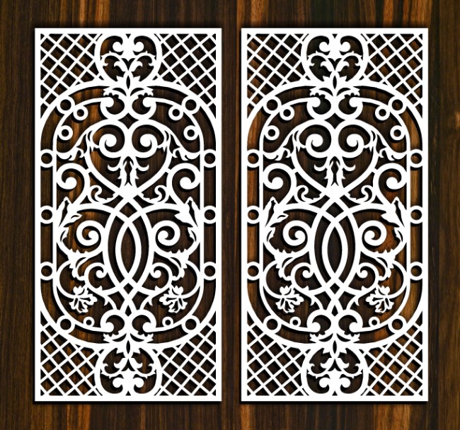 Design pattern panel screen – 3D Model – Vector files