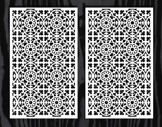 Design pattern panel screen