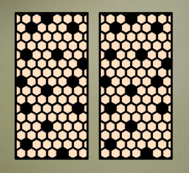 Design pattern panel screen