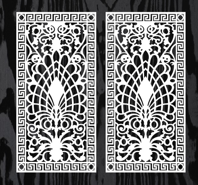 Design pattern panel screen