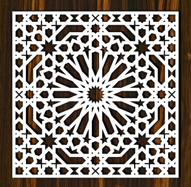 Design pattern panel screen