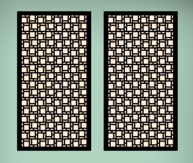 Design pattern panel screen