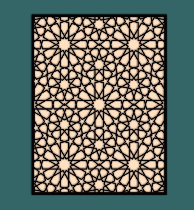 Design pattern panel screen