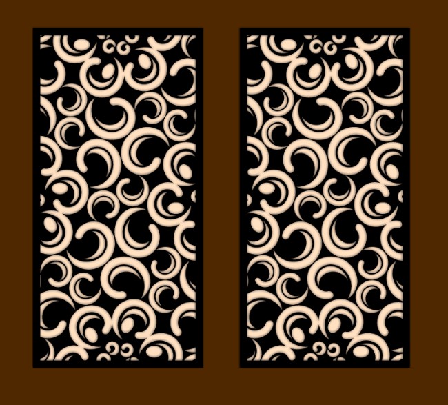 Design pattern panel screen