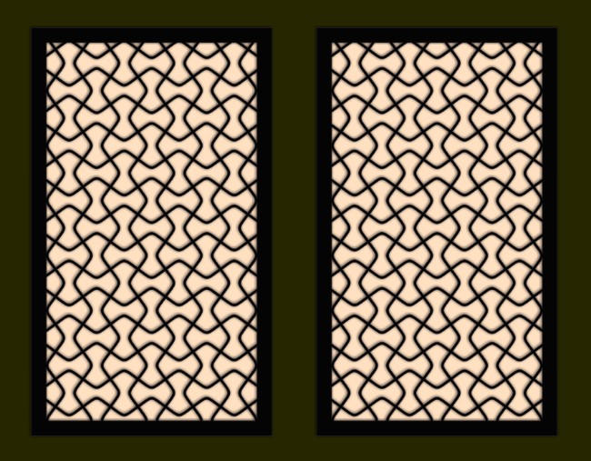 Design pattern panel screen