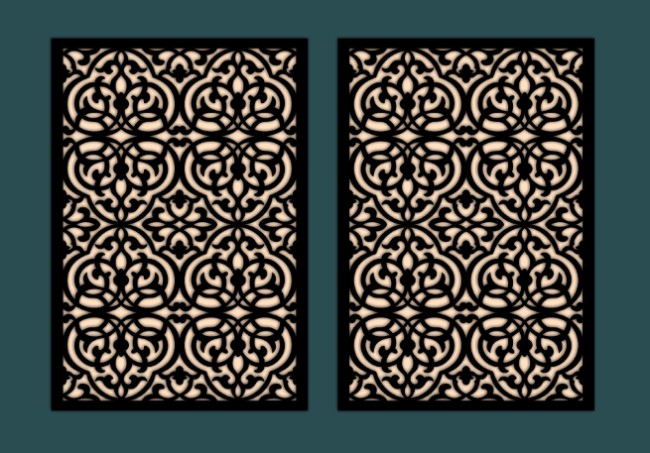 Design pattern panel screen