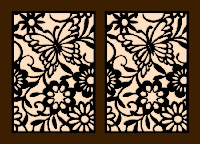 Design pattern panel screen