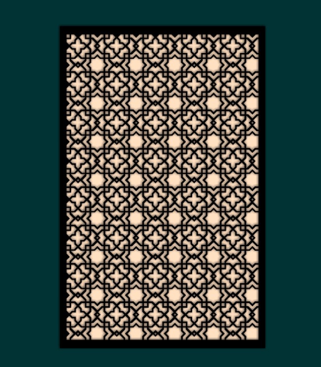 Design pattern panel screen