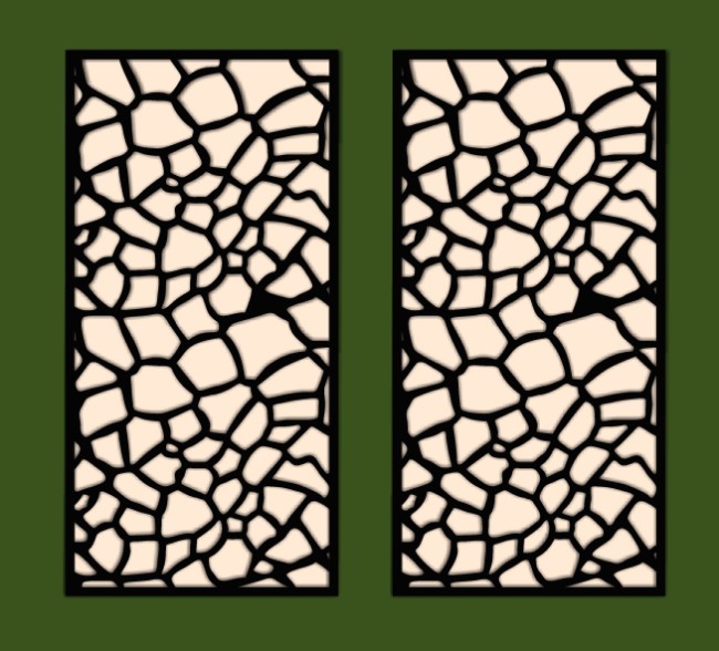 Design pattern screen panel