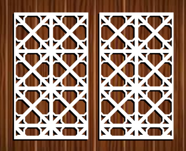 Design pattern screen panel